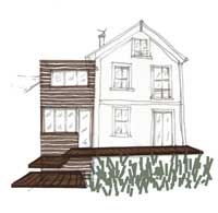 croquis maison
